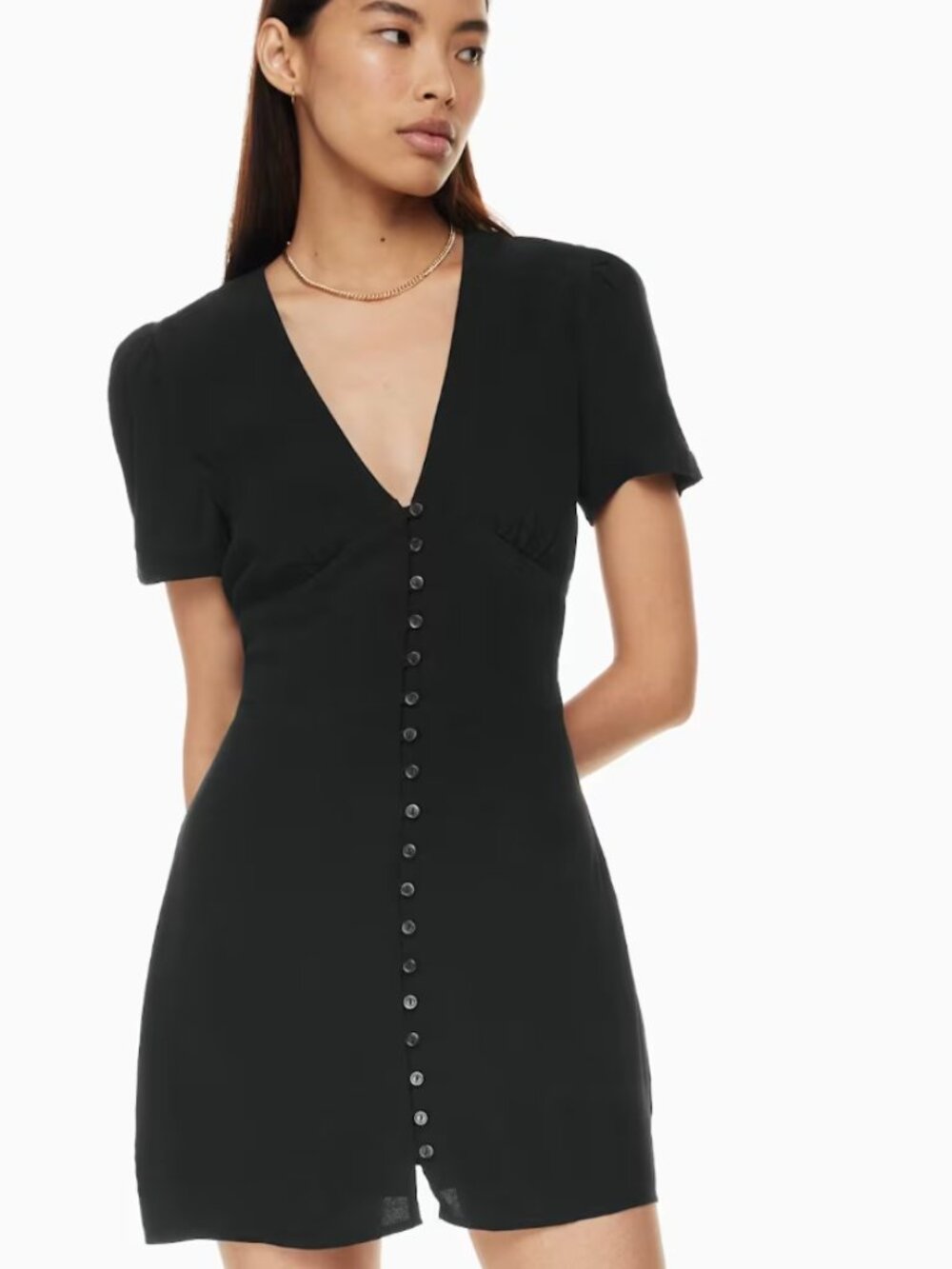 Aritzia Sunday Best Sandrine Dress Black